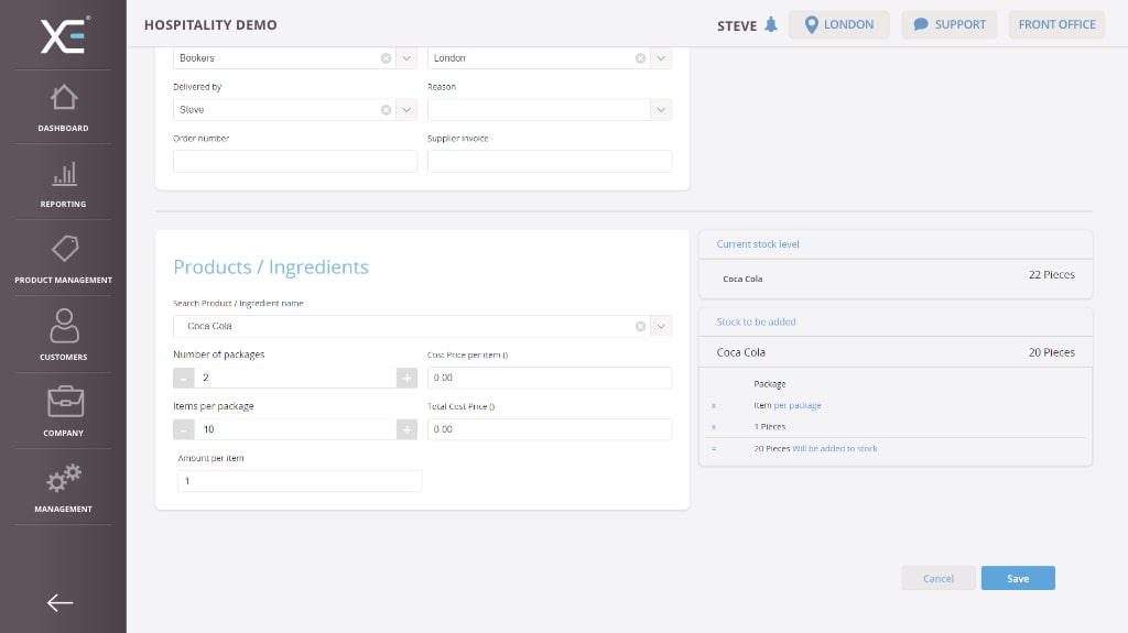 Features XEPOS Features XEPOS