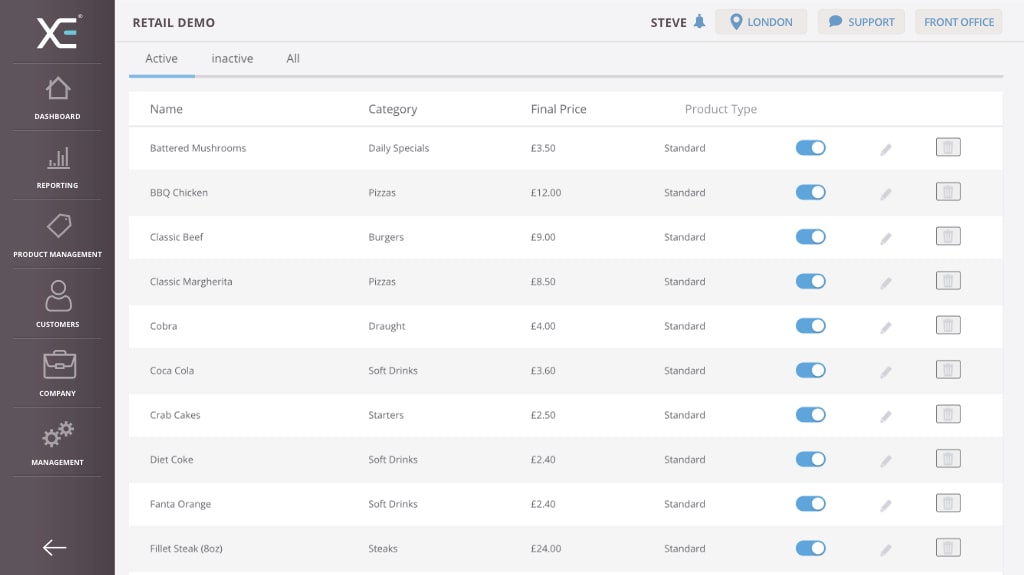 Features XEPOS Features XEPOS
