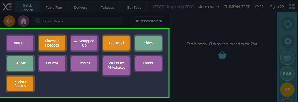 How To Take Orders XEPOS